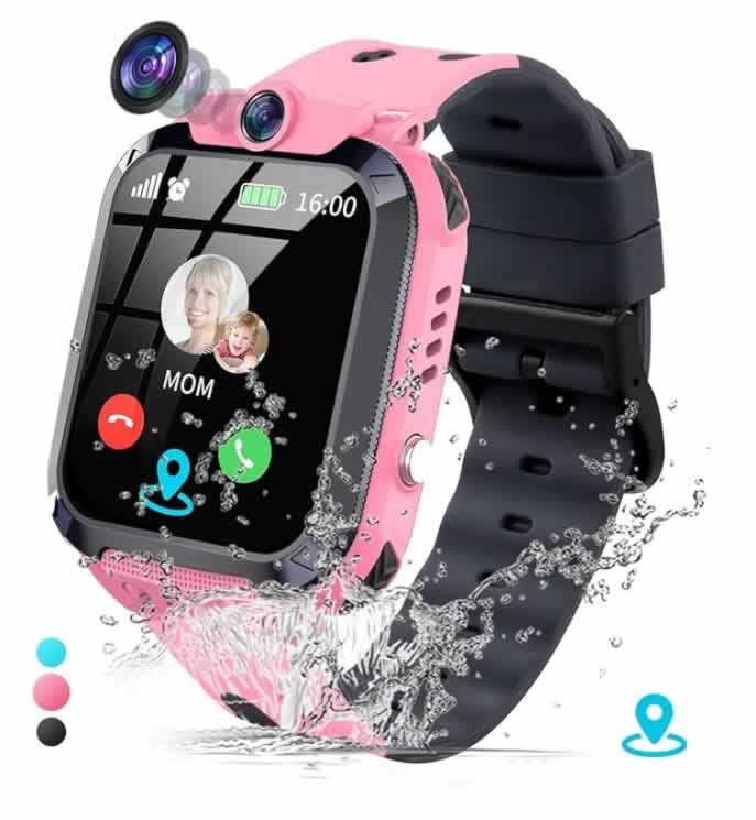 Olivfant kids smart watch camera with sim card sos tracker childrens watch for girl boys