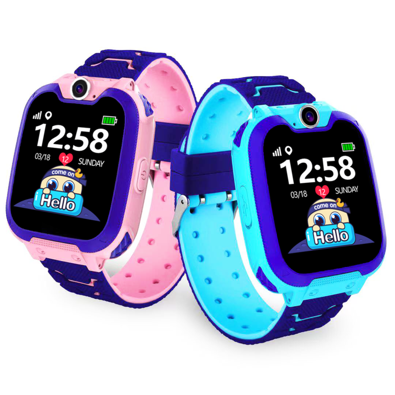 Olivfant Kids Smart Watch Boys Girls HD Touchscreen Camera 7 Games Music Player Video Alarm Step Counter  Toys Birthday Gifts