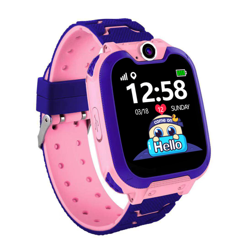 Olivfant Kids Smart Watch Boys Girls HD Touchscreen Camera 7 Games Music Player Video Alarm Step Counter  Toys Birthday Gifts