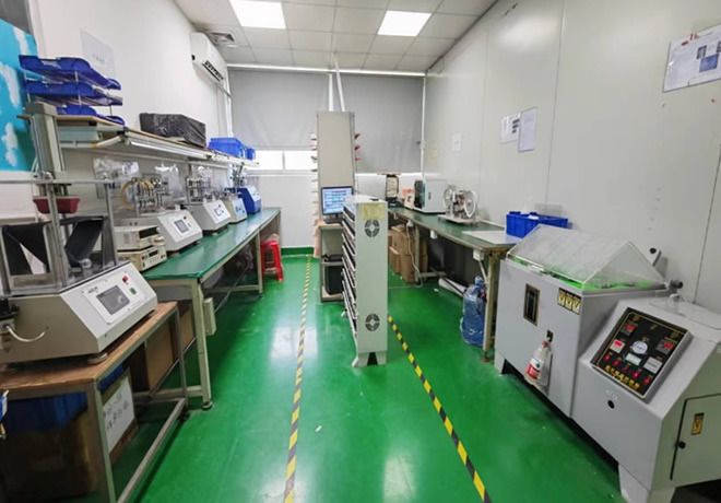 Sala de equipos de prueba