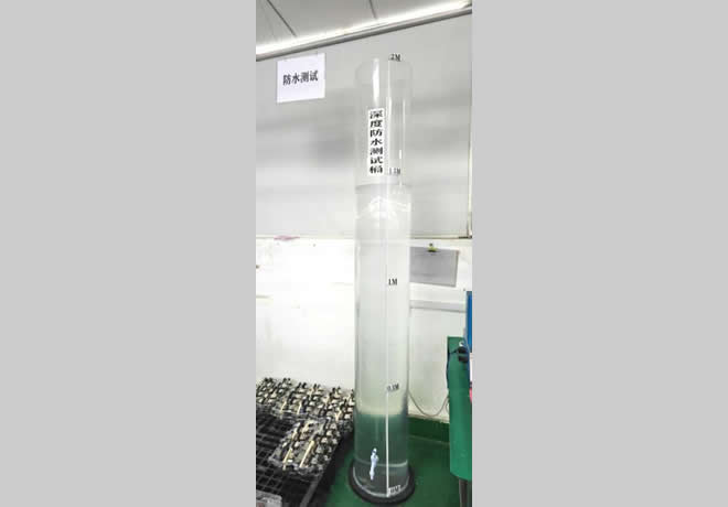 Cubo de prueba de impermeabilización profunda